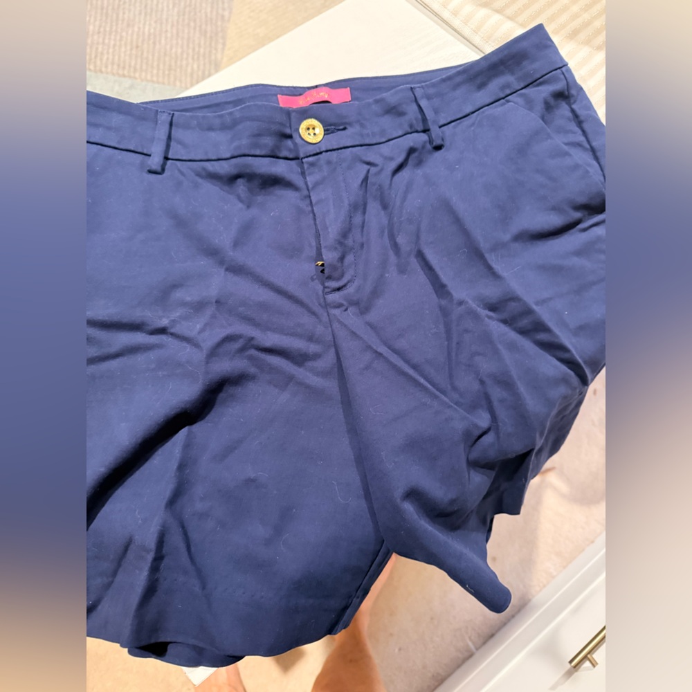 Lilly Pulitzer Navy Cotton Shorts